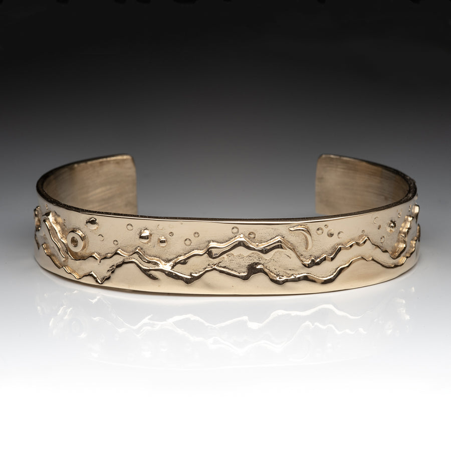 14KY Gold Mountain Cuff