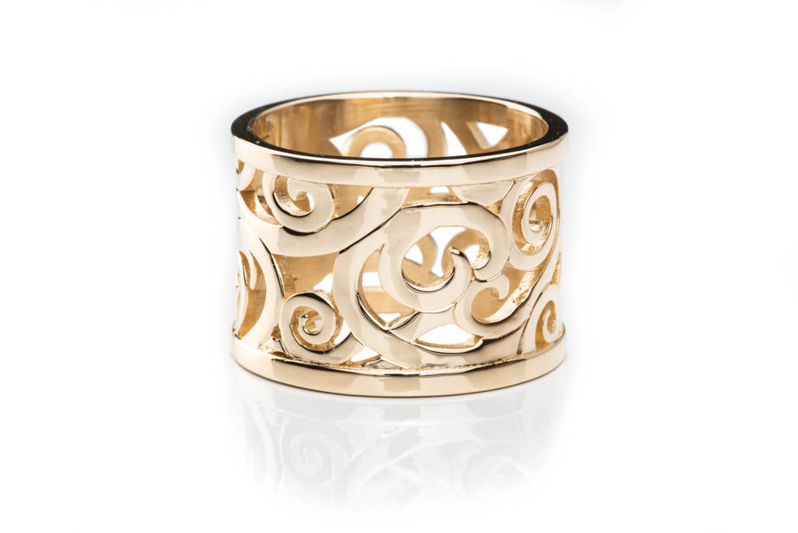 The Currents Ring - 14K Yellow Gold