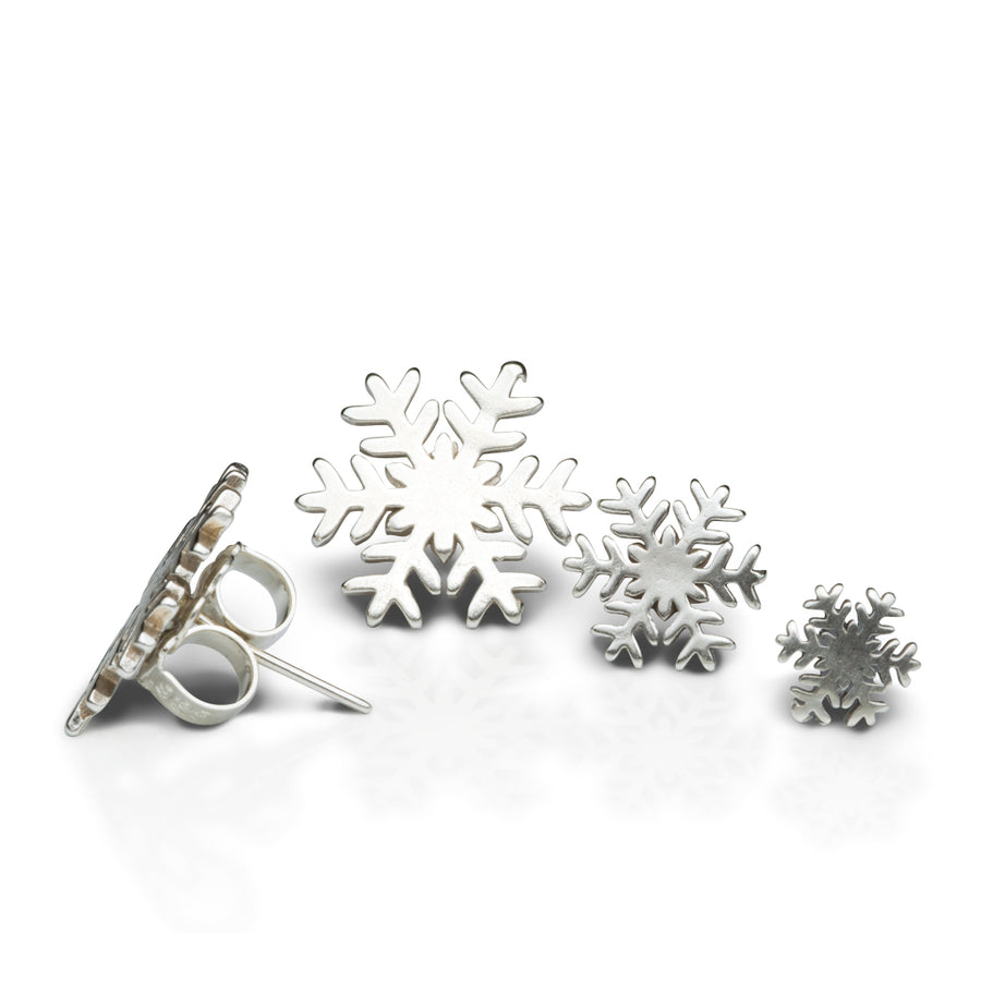 Snowflakes - 14K White Gold
